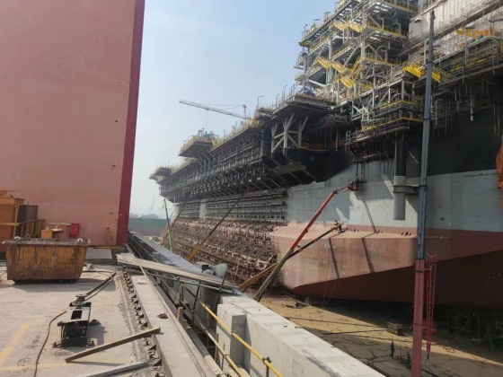 中集萊富士船廠巴西工程船健身房